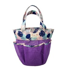 Beaurator 經典口袋網眼沐浴袋, 紫色, 1個