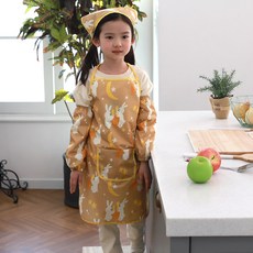 베베슈에뜨 레인보우슈에뜨 아동용 방수 앞치마 + 두건 + 스토퍼 2p + 토시 세트