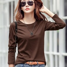 루나걸 여성용 로고타 라운드 티 L24FT080811