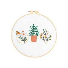 Enasoo 布料手工刺繡入門 十字繡DIY套組, 03, 1套