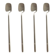 i-MATE 啞光餐具甜點湯匙, 單一顏色, 4個