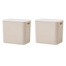 Room&Home Any Pantry 收納箱 米色 L(260 x 365 x 320 mm), 米色,L(260 x 365 x 320 mm), 2個