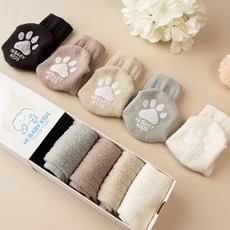 하이베이비키즈 파스텔 롱골지 5종 수면양말세트 + 선물포장