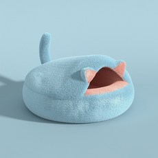 카르노코리아 반려동물 캣 보들 하우스, 블루, 1개