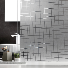 女神多用途玻璃窗戶浴室辦公室隱私保護貼紙 星星, 單一顏色