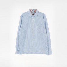 校服商城男童豎條紋校服長袖襯衫