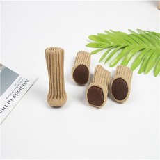 가구 다리 보호 커버, 베이지, 4개