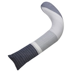 BED&DECO Monohap含棉杖身體枕頭, 灰色