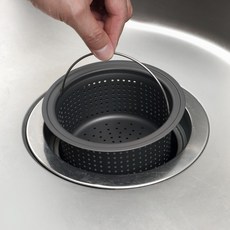 Stenfactory AL黑色韓國製排水濾網, 單一顏色, 1個