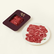 우미우 한우 등심 1++등급 (7) 스키야키용 (냉장), 200g, 1개