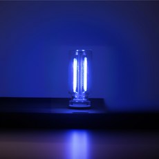 AUTO CREW 車用LED玻璃管浪漫USB氣氛燈 AC-L10, 藍色, 1個