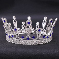 Estella 新娘自助婚紗公主皇冠 oao593, 藍色, 1個