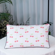 ahtty blanc 嬰兒純棉枕頭, 1個, 甜蜜櫻桃