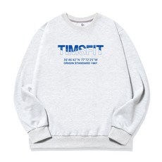 timsfit 男士波浪設計重磅大學T恤