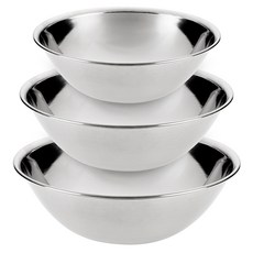 STA AMI 不鏽鋼攪拌碗 3件組, 鐵盆22cm+鐵盆24cm+鐵盆27cm, 1組