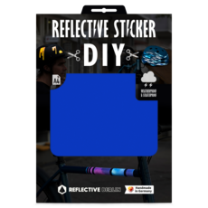 Reflective Berlin DIY A4反光貼紙, 1個, 藍色