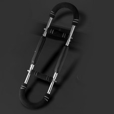 soonZAM 手臂肌肉強化調節彈簧運動器材 U字型多功能健身, 1個, 灰色