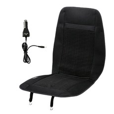 지티플러스 차량용 12V~24V 공용 프리볼트 PLUS 블랙핏 마사지 쿨링시트, 1개