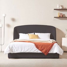 아로미가구 스테이 패브릭 침대 + 7존 포켓 독립 매트리스 방문설치, 페블그레이