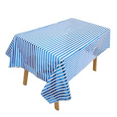 Market Pio Home Party 條紋一次性桌布 5 型 137 x 274 cm, 1件, 4個
