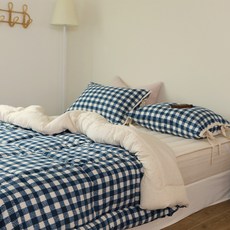 EBLANK Terry玉米棉薄被, 經典藍