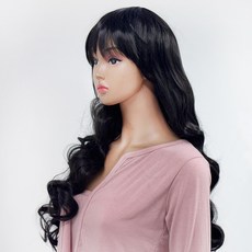 Party09 長波浪派對假髮, 1個, 自然黑