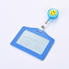 Goemse 橫式員工卡套 名牌 5.4 x 8.5 cm, 3個, 天藍色