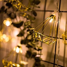 鑽石鐵線燈串 20燈 3m, 單色