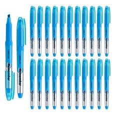 Lineplus Remember 螢光筆, 藍色, 24個