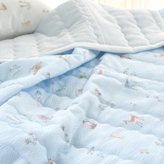 지베딩 웰컴 밤비 스노우 리플 이불