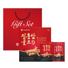 真六年根紅蔘黃金飲+購物袋, 2100毫升, 1個