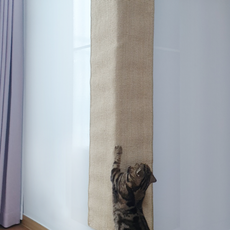 CAMULALA 貓咪劍麻黏貼式貓抓板, 米色, 1個