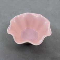 Dalsogum 甜點 優格 麥片 家庭咖啡館 冰淇淋 花朵碗, 1個, 粉紅色