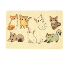 Arongishop貓砂防沙漠化印刷墊, 寶寶喜歡