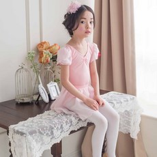 pied a 'terre 女童用Tactel 4510短袖緊身連體衣