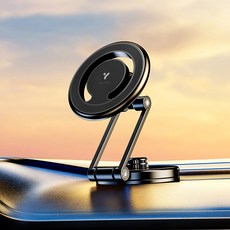 Yoitch 車用磁吸式智慧型手機支架, 黑色, 1個