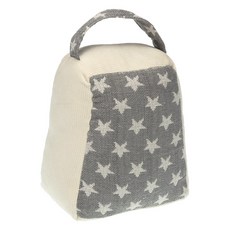 VERSA 布藝沙包門擋 星星灰, 1個