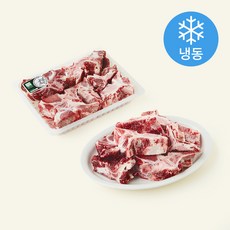 유기축산물 인증 산청 한우 잡뼈 (냉동), 1개, 2kg