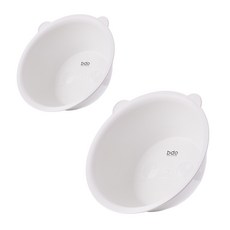 Budsia 小熊耳朵造型臉盆 S號+M號, 混色