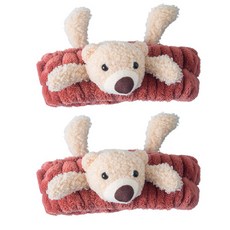 The Grand 泰迪熊髮帶, 紅色, 2個