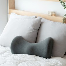 NORMAL LIFE 正確睡眠 記憶棉 腰枕, 1個, 灰色