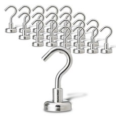 Market Plan 超強力釹磁鐵掛鉤 小型, 單一顏色, 20個