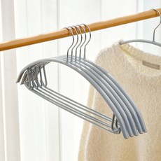 살림의기술 어깨뿔방지 논슬립 스틸 옷걸이, 그레이, 30개