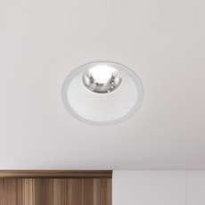 원하 DS 미랑 COB 일체형 매입등 LED 8W 플리커프리 5cm, 화이트 + 주광색(5700K), 1개