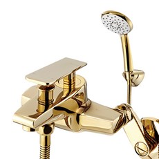 OLIVIA 淋浴蓮蓬頭組 金色, 1組