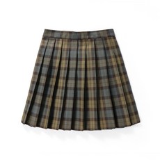 알로데 프레피 체크 스타일 스커트