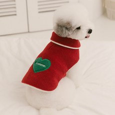 PETSLAND 寵物愛心斗篷, 紅色, 1個