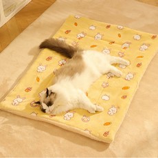 케리빙 반려동물 이불, 옐로우, 1개