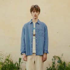 MIND BRIDGE 丹寧外套型襯衫 MVWS2153