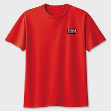 하이후 남녀공용 오각 USN 라운드 반팔 티셔츠